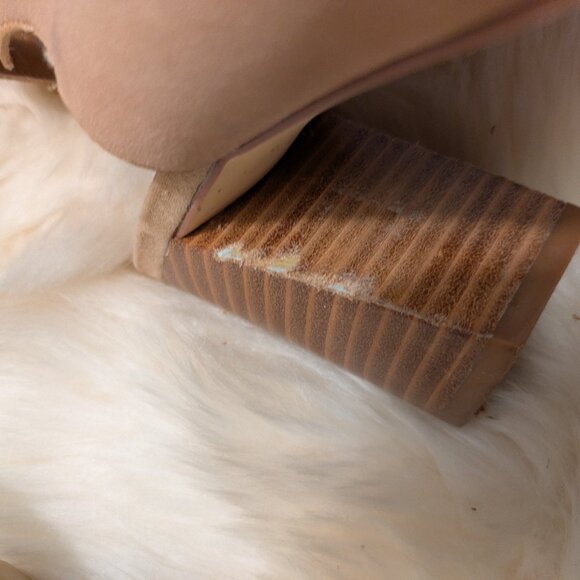 River Island Block Heel Peep Toe Sandal - Picture 9 of 10